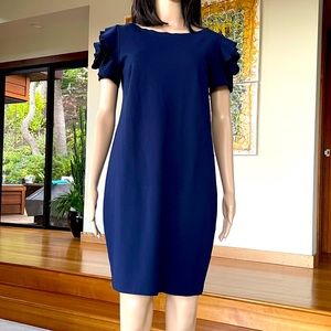 Pietro Brunelli Dark blue maternity dress.